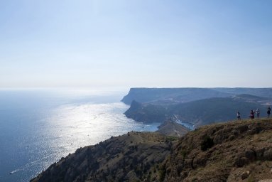 Вид на Балаклаву с «Бочки смерти»